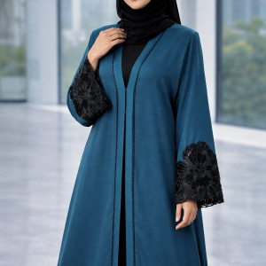 নেট হাতা চেরি Sea Green