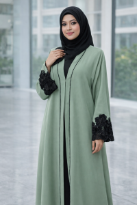 নেট হাতা চেরি (Dusty Green)